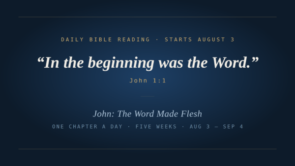 John 1 — Come and See Image